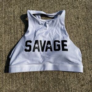 Savage barbell sport bra size M